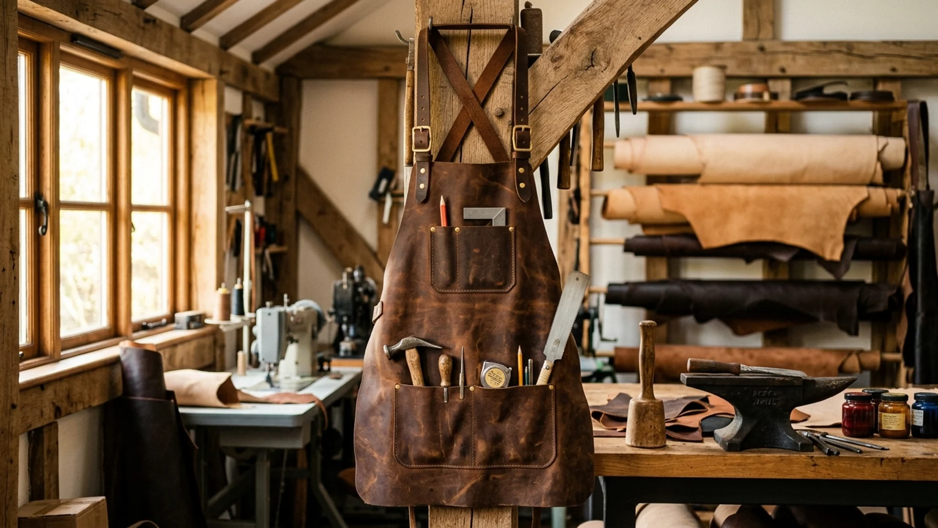 Aprons & Workwear bespoke collection manufactured by Aly Leather Co., Sialkot